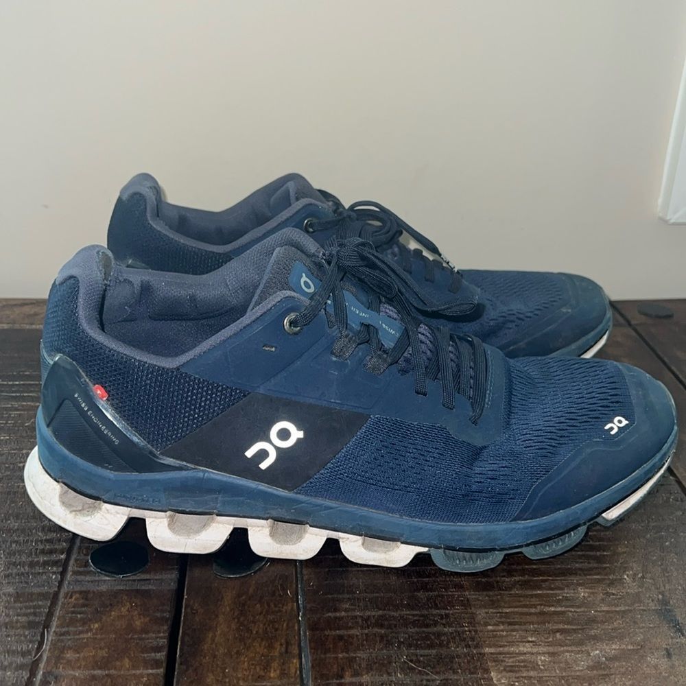 On Cloud Men's Running Midnight Navy Sneakers Size: 11.5 - Picture 12 of 12